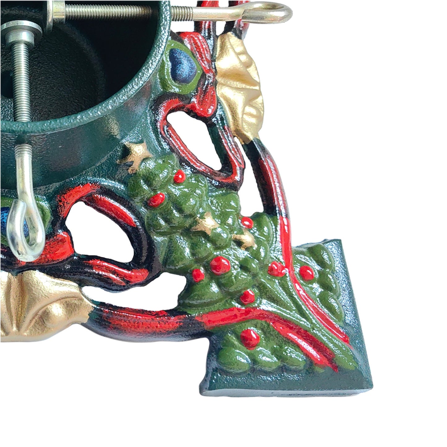 Cast Iron 14" Trees & Bells Christmas Tree Stand