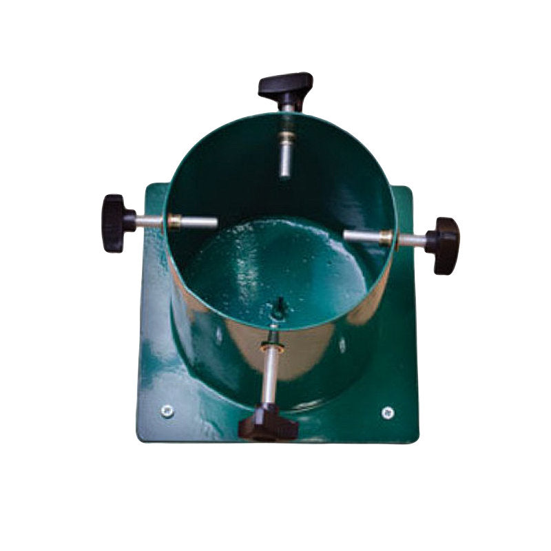 Green Metal Insert Christmas Tree Stand - Screw Fixing