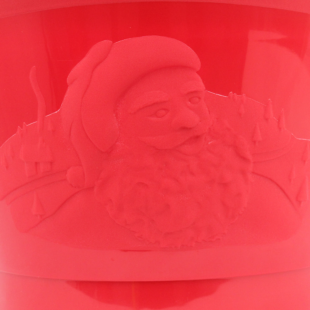 Large Red Santa Tub Christmas Tree Stand
