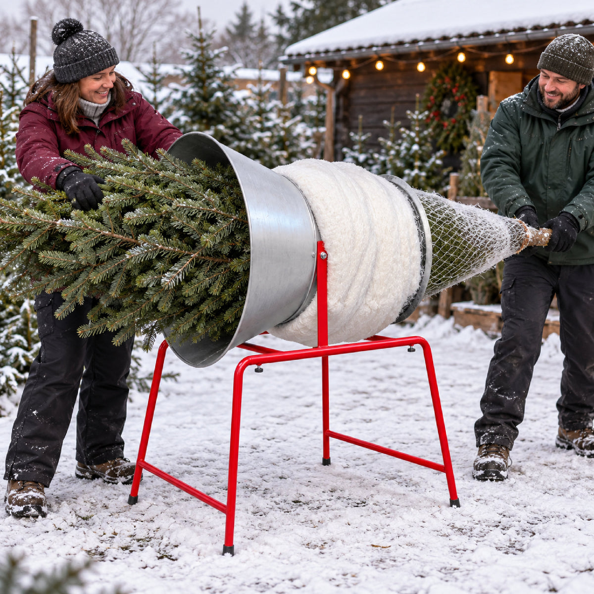 Christmas Tree Netting Funnels - 34cm, 45cm, 55cm and 65cm