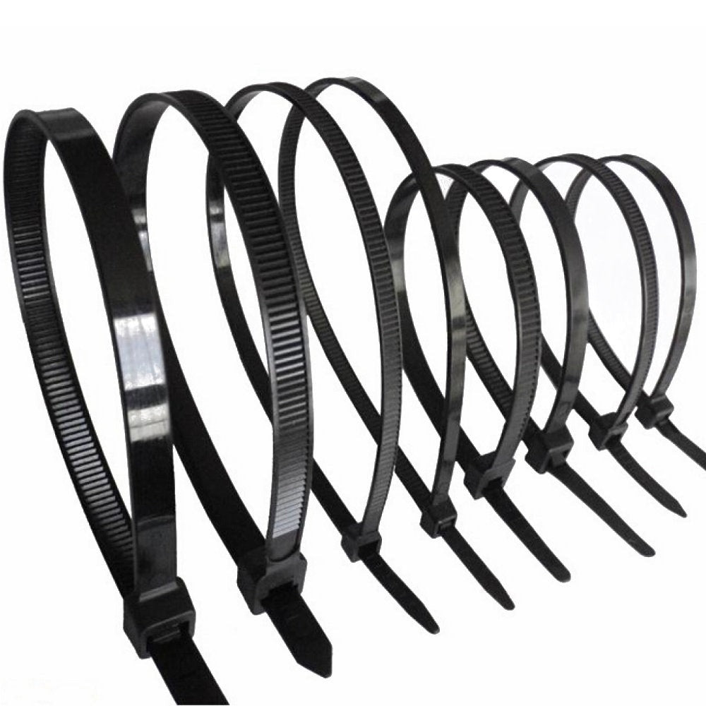 Black Nylon Cable Ties In Various Sizes