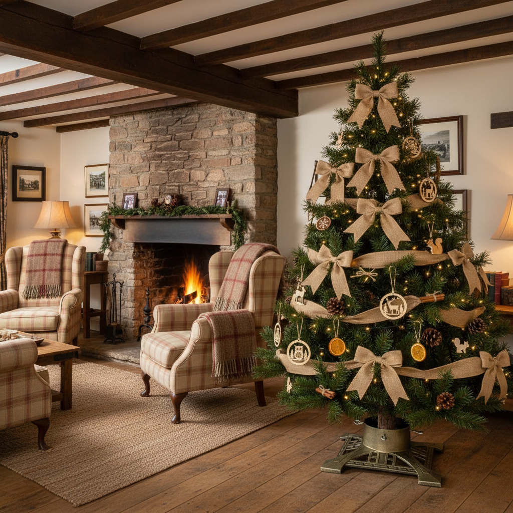 Cast Iron Christmas Tree Stand - 14" Gold Lattice