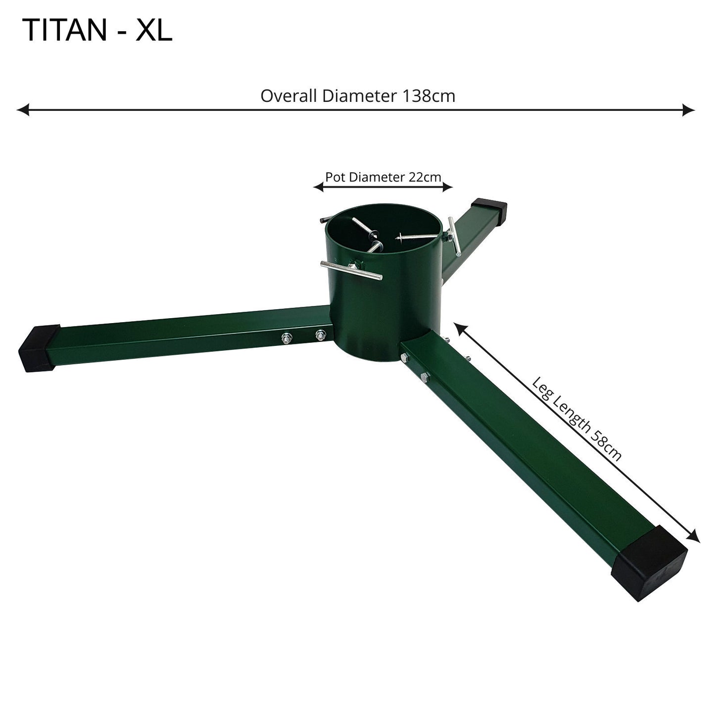 Titan Extra Large Heavy Duty Metal Christmas Tree Stand