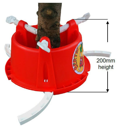 Plastic Christmas Tree Stand - Bertie Red/White