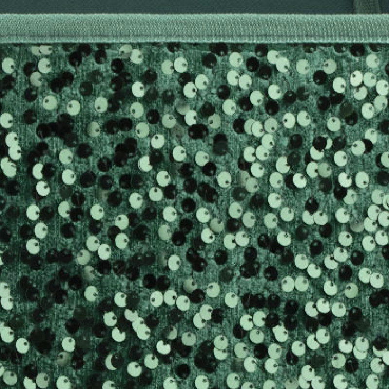 Green Hexagonal Sequin Christmas Tree Skirt