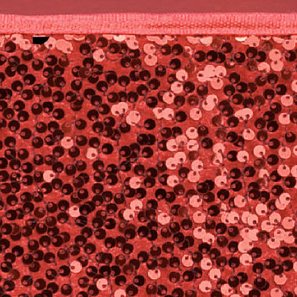 Red Hexagonal Sequin Christmas Tree Skirt