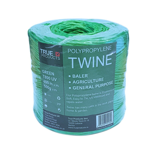 Green Polypropylene Baling Twine T-800 UV - 350m