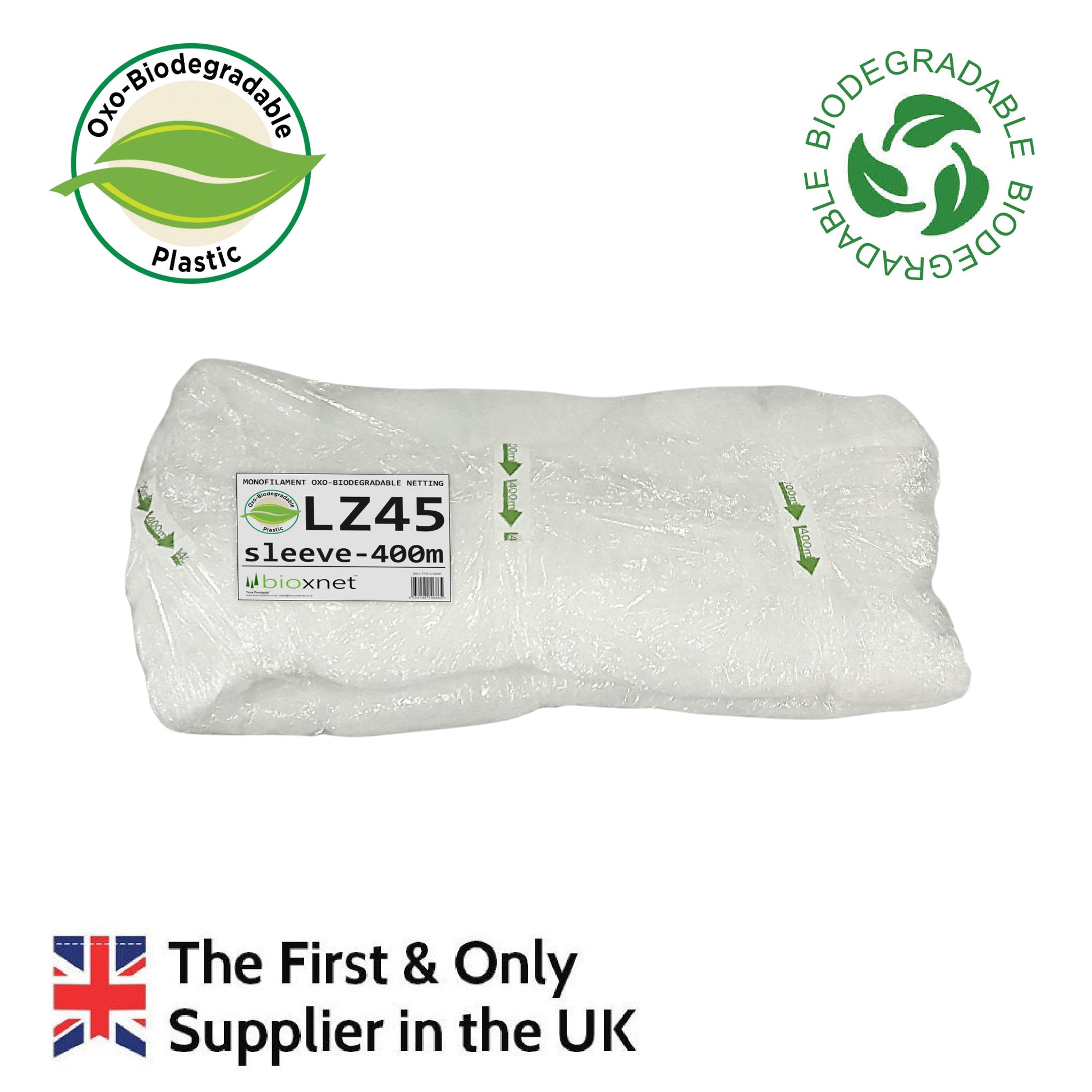 Oxo-Biodegradable LZ45 Tree Netting Sleeve - 400m