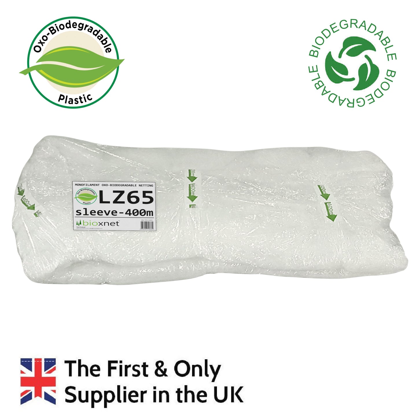 Oxo-Biodegradable LZ65 Tree Netting Sleeve - 400m