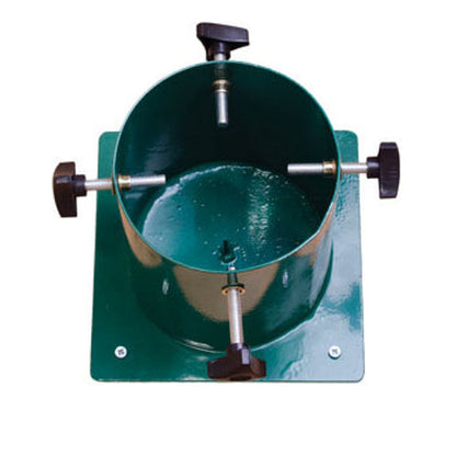 Green Metal Insert Christmas Tree Stand - Screw Fixing