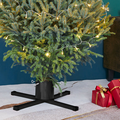 Atlas Heavy Duty Metal Christmas Tree Stand - Black