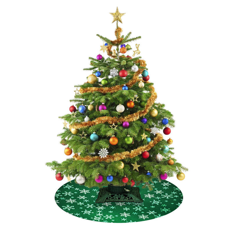 AbsorboMat Absorbent Christmas Tree Mat & Floor Protector - Green