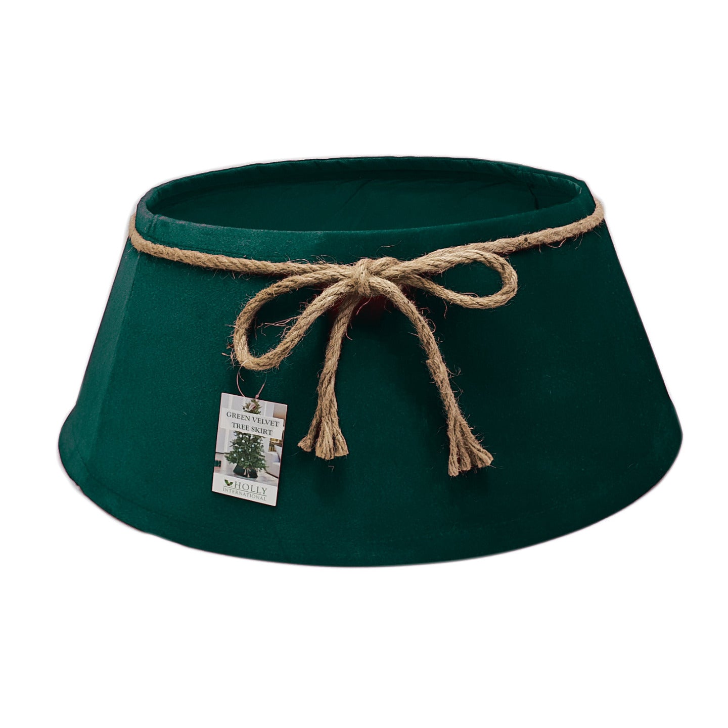 Emerald Green Velvet Christmas Tree Skirt